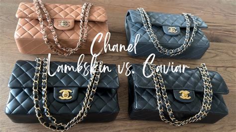 Chanel calfskin vs lambskin